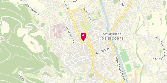 Plan de Appel Intérim la Bigorre, 22 place Lafayette, 65200 Bagnères-de-Bigorre