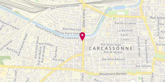 Plan de Interaction, 47 allée d'Iéna, 11000 Carcassonne