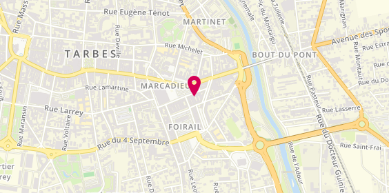Plan de Samsic Emploi Tarbes, 32 place Marcadieu, 65000 Tarbes