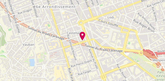 Plan de Centre Atlas Coworking Marseille, 24 avenue du Prado, 13006 Marseille
