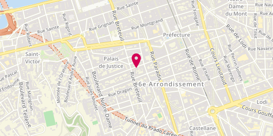 Plan de Le Bureau - Coworking à Marseille, 73 Rue Sylvabelle, 13006 Marseille