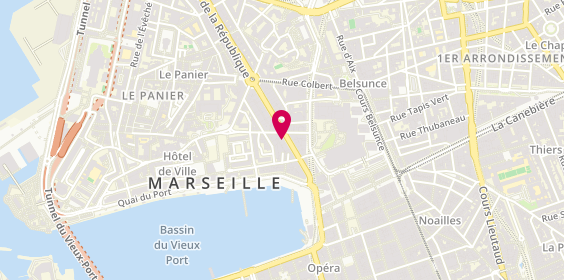 Plan de C. Richardson Solutions Recrutement Conseil, 15 Rue de la République, 13002 Marseille