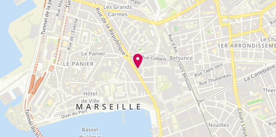Plan de Générale Française d'Intérim, 5 Rue Saint-Cannat, 13001 Marseille