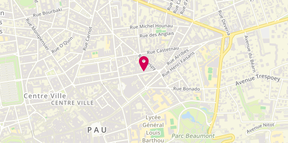 Plan de Carpe Diem Interim, 10 Rue Emile Guichenné, 64000 Pau