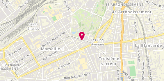 Plan de Team Intérim, 28 Boulevard Philippon, 13004 Marseille