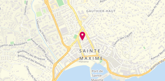 Plan de Samsic Emploi Sainte-Maxime, Casa Del Mar
37 avenue Jean Jaurès, 83120 Sainte-Maxime
