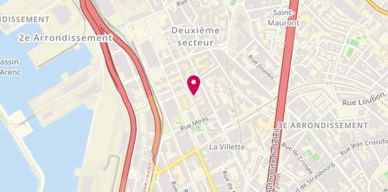 Plan de Proman, 78 Rue de Ruffi, 13003 Marseille