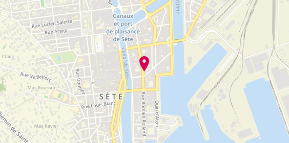 Plan de Samsic Emploi Sète, 2 Rue Maurice Clavel, 34200 Sète