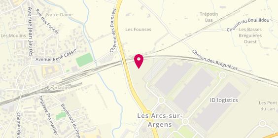 Plan de Actual l'Agencemploi, 555 Chemin Breguieres, 83460 Les Arcs