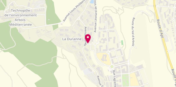 Plan de Ip-Interim Placement 4, 255 Avenue Galilée, 13090 Aix-en-Provence