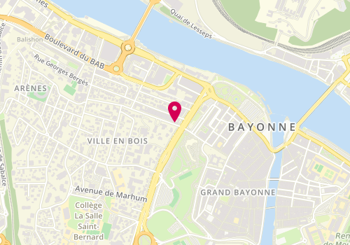 Plan de Actual emploi Bayonne, 2 avenue Maréchal Foch, 64100 Bayonne