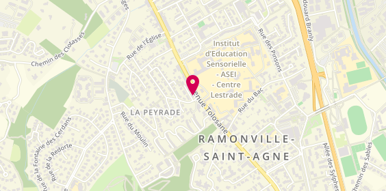Plan de Adwork's Travail Temporaire, 49 avenue Tolosane, 31520 Ramonville-Saint-Agne