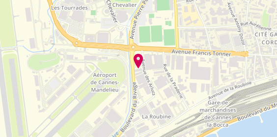 Plan de Network Corporate, 12 avenue des Arlucs, 06150 Cannes