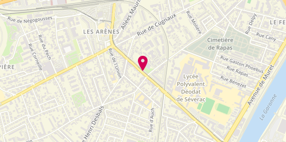 Plan de Agence Connectt - Occitanie - Toulouse, 112 Boulevard Déodat de Sévérac, 31300 Toulouse