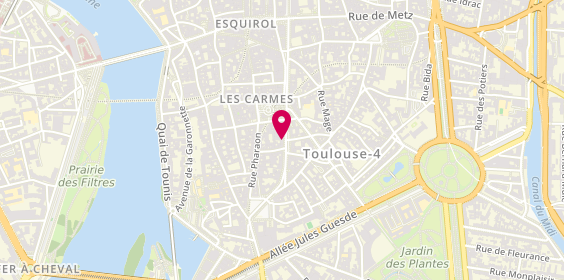 Plan de Ephygie Conseil en Sante au Travail, 17 Rue du Languedoc, 31000 Toulouse