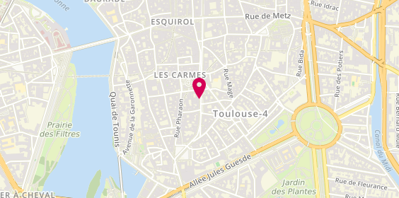 Plan de Bordeaux Interim, 1 Quinquies Rue Languedoc, 31000 Toulouse