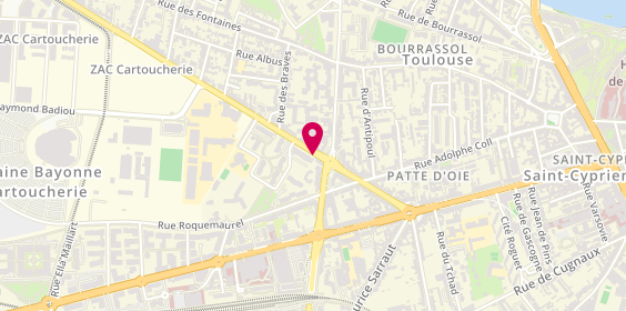 Plan de Adecco Quick Medical Service, 43 Avenue de Grande Bretagne, 31300 Toulouse