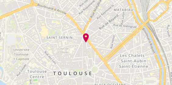 Plan de ID'EES INTERIM - Agence de Toulouse, 31 Rue du Rem Matabiau, 31000 Toulouse