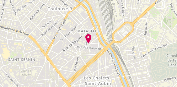 Plan de Kiota Coworking, 15 Rue Bertrand de Born, 31000 Toulouse