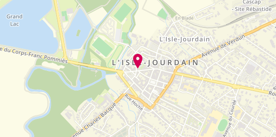 Plan de Proman, 12 avenue du Commandant Parisot, 32600 L'Isle-Jourdain