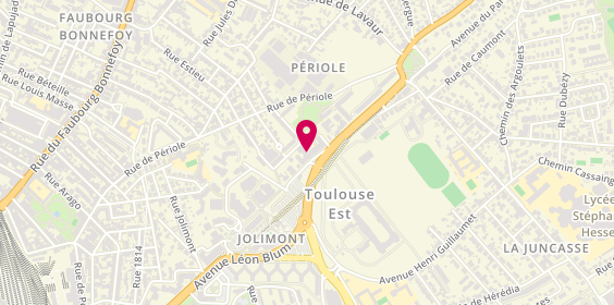 Plan de Crit Toulouse Second Œuvre - Electricité & Maintenance, 60 Rue Benjamin Baillaud, 31500 Toulouse