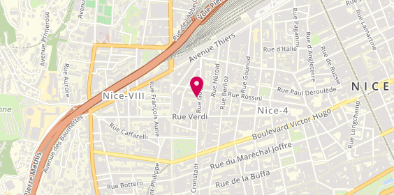 Plan de M-O'team Search, 15 Rue Guiglia, 06000 Nice