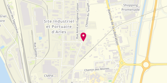 Plan de Planett Interim Arles, 12 Chemin du Temple, 13200 Arles