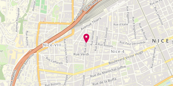 Plan de Interima Nice, 57 Rue Rossini, 06000 Nice