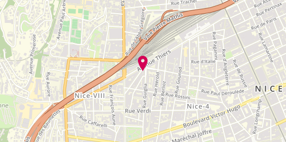 Plan de Crit Nice BTP, 61 avenue Georges Clemenceau, 06000 Nice