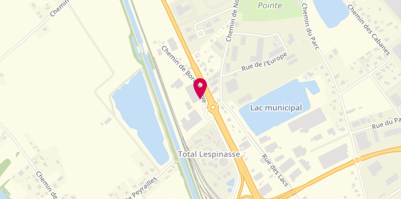 Plan de R.A.S Intérim Lespinasse, 20 chemin de Bordeneuve, 31150 Lespinasse