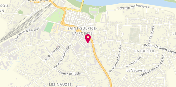 Plan de Randstad, 41 Rue de la Loubatière, 81370 Saint-Sulpice-la-Pointe