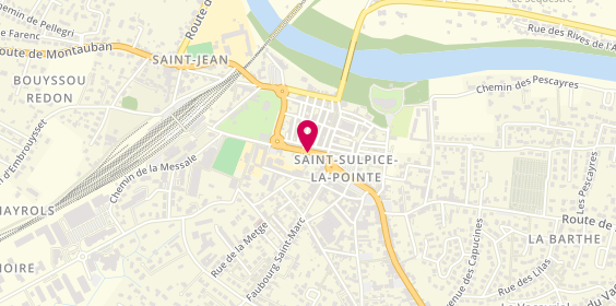 Plan de Expertis Saint Sulpice, 1D avenue Rhin et Danube, 81370 Saint-Sulpice-la-Pointe