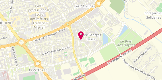 Plan de Adéquat Intérim, 226 Rue Georges Besse, 30000 Nîmes