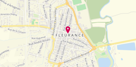 Plan de Flexim Intérim, 23 Place République, 32500 Fleurance