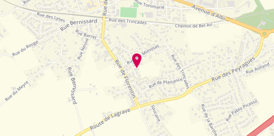 Plan de Inter'in France, 1 Rue des Coquelicots, 81150 Marssac-sur-Tarn