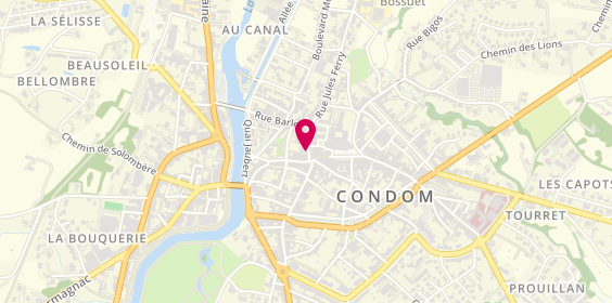 Plan de Samsic Emploi Condom, 1 Rue Gaichies, 32100 Condom