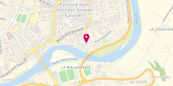 Plan de PINGPONG Cowork, 21 Rue du Pont de Fer, 12100 Millau
