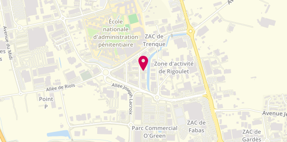 Plan de AU BOULOT - Agence d'Emploi d'AGEN, 6 Rue Albert Ferrasse Zone Aménagement du Trenque, 47550 Boé