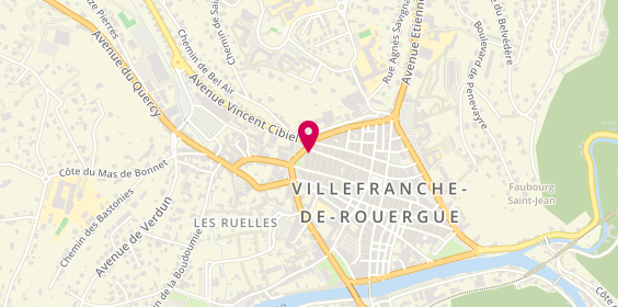 Plan de Start People, 49 Rue du Général Prestat, 12200 Villefranche-de-Rouergue