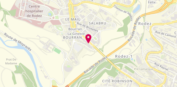 Plan de C.R.I.T Rodez, 5 avenue Jean Monnet, 12000 Rodez