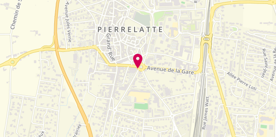 Plan de Agence intérim Synergie Pierrelatte, 2 avenue Irène et Frédéric Joliot-Curie, 26700 Pierrelatte