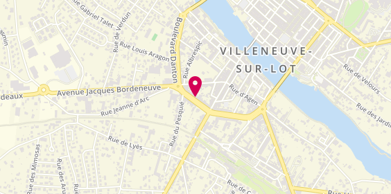 Plan de Proman, 36 Boulevard Voltaire, 47300 Villeneuve-sur-Lot