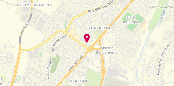 Plan de HUMANYS Gap - Intérim • Recrutement • Insertion, le parc le Fontreyne
4 avenue de Provence, 05000 Gap