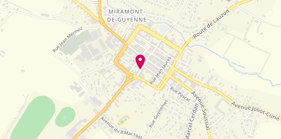 Plan de Association Intermédiaire du Pays de Lauzun-miramont, 22 Rue Viguerie, 47800 Miramont-de-Guyenne