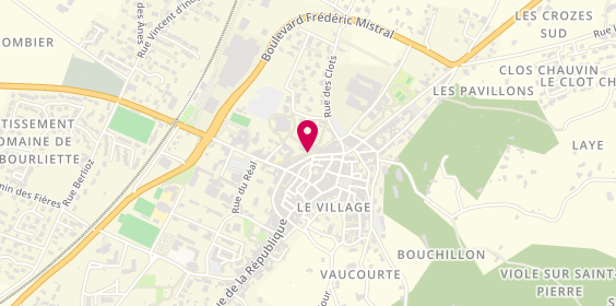 Plan de Adecco, 46 avenue de la République, 26270 Loriol-sur-Drôme