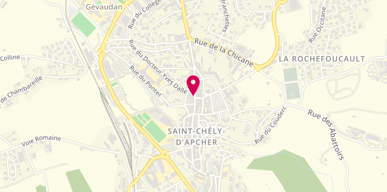 Plan de ACTO Interim, 105 Rue Théophile Roussel, 48200 Saint-Chély-d'Apcher