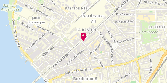 Plan de Groupe Sovitrat, 91 Avenue Thiers
1 Rue de Nuits, 33100 Bordeaux
