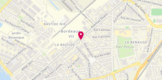 Plan de Start People, 147 avenue Thiers, 33000 Bordeaux