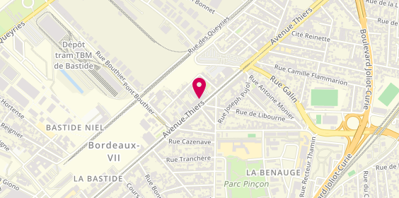 Plan de Gemo Interim - Emploi, 236 avenue Thiers, 33100 Bordeaux