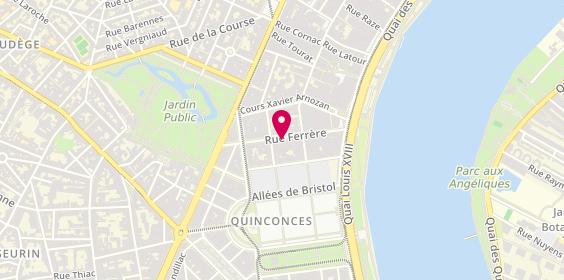 Plan de H&A Location, 38 Rue Ferrère, 33000 Bordeaux